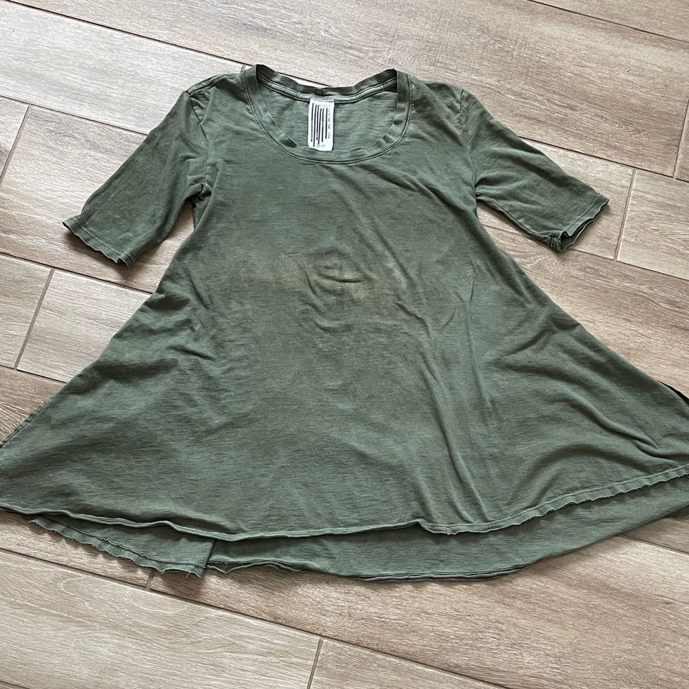 Free People Scoop Neck Oversized Flowy Top XS